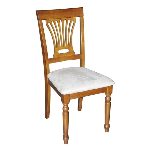 Latestluxury PLV09-CC-SABR 2 Parfait Chair with Cushion Seat - Saddle Brown LA2682549